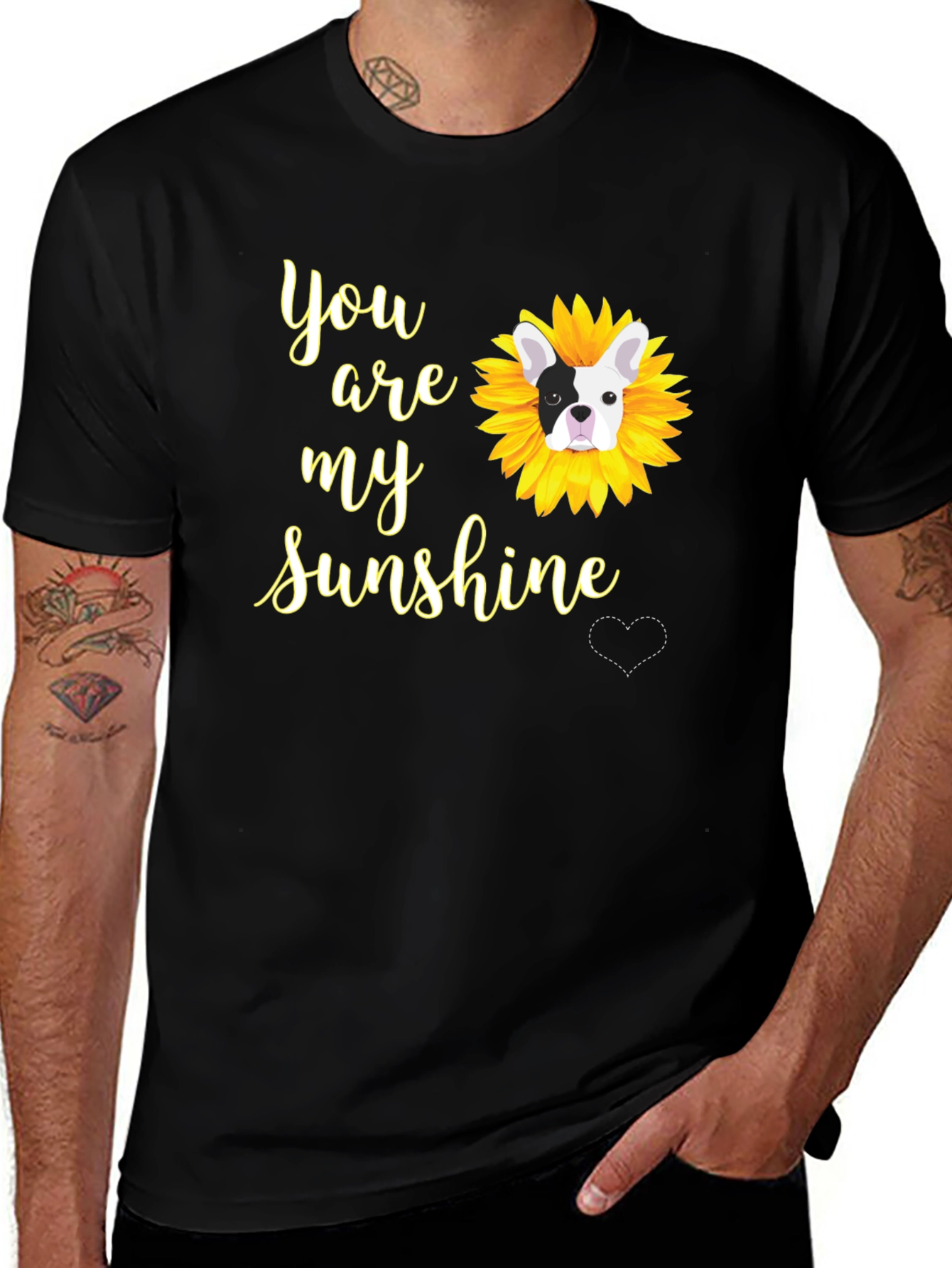 You Are My Sunshine Bulldog T-Shirt – Cute Dog Lover Tee