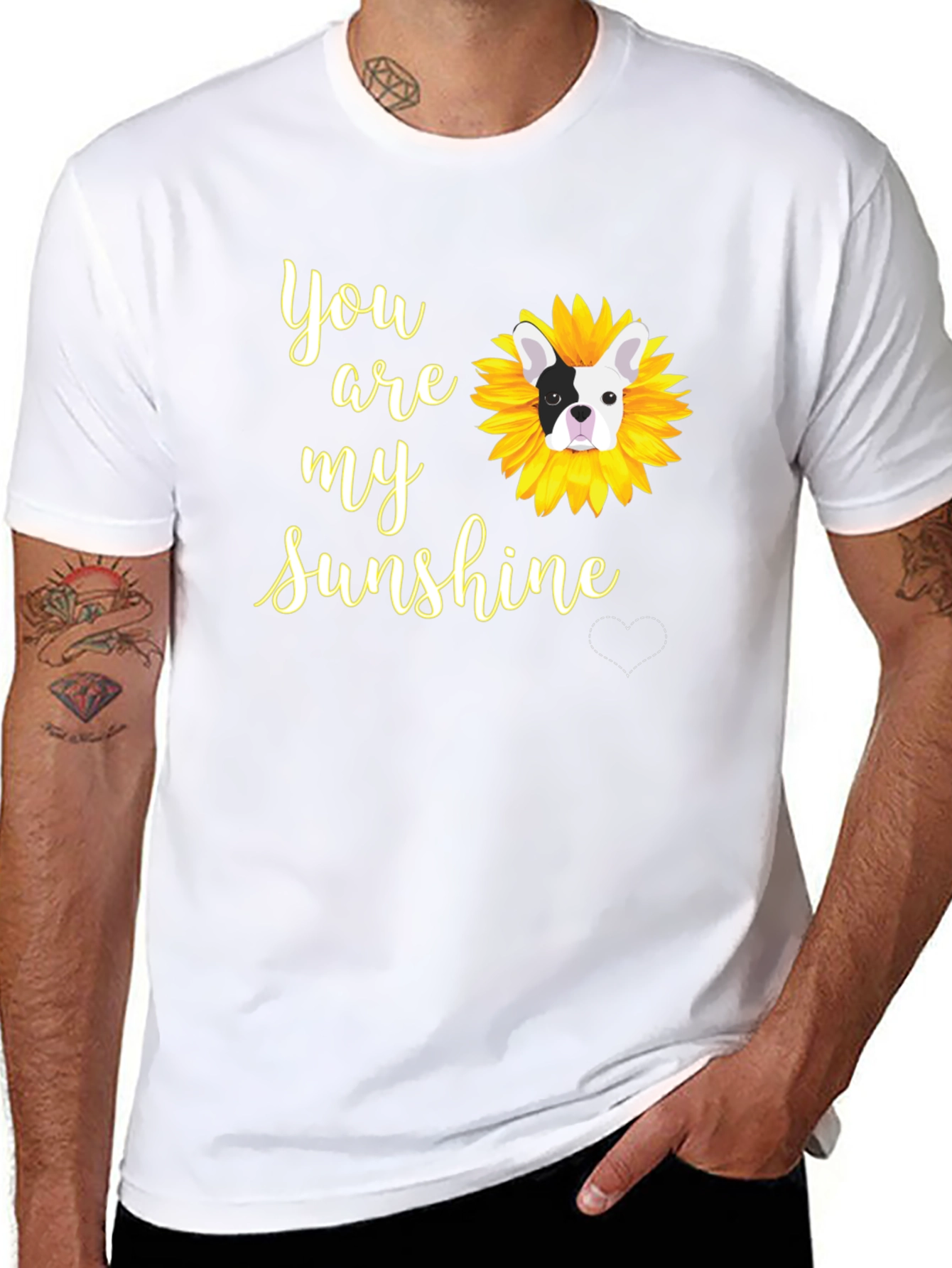 You Are My Sunshine Bulldog T-Shirt – Cute Dog Lover Tee