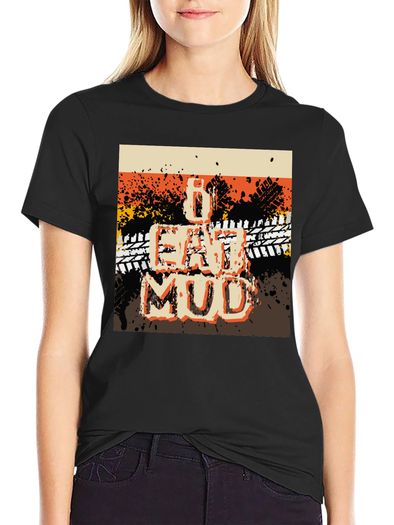 I Eat Mud Graphic Tee - Off-Road Adventure T-Shirt