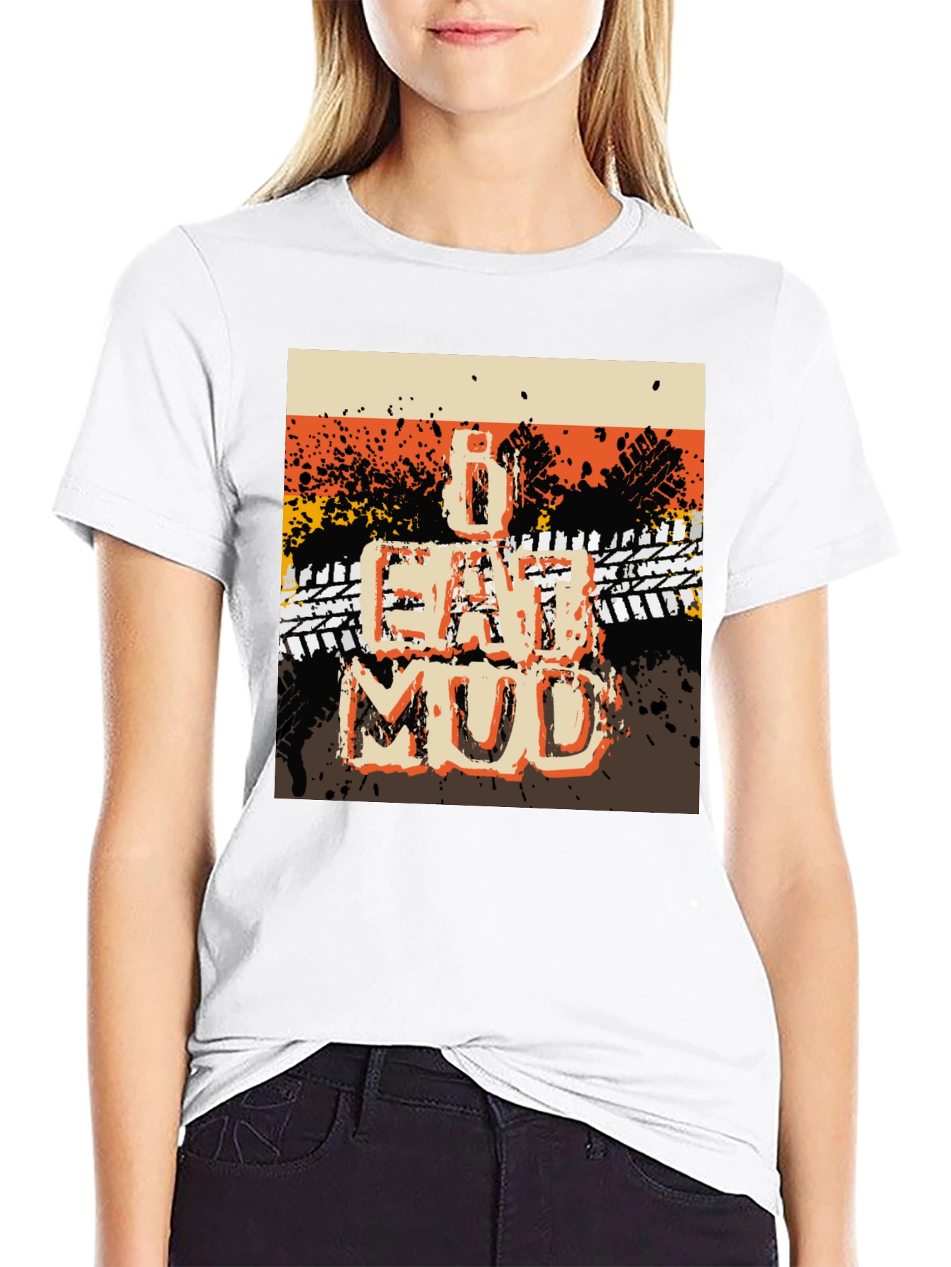 I Eat Mud Graphic Tee - Off-Road Adventure T-Shirt