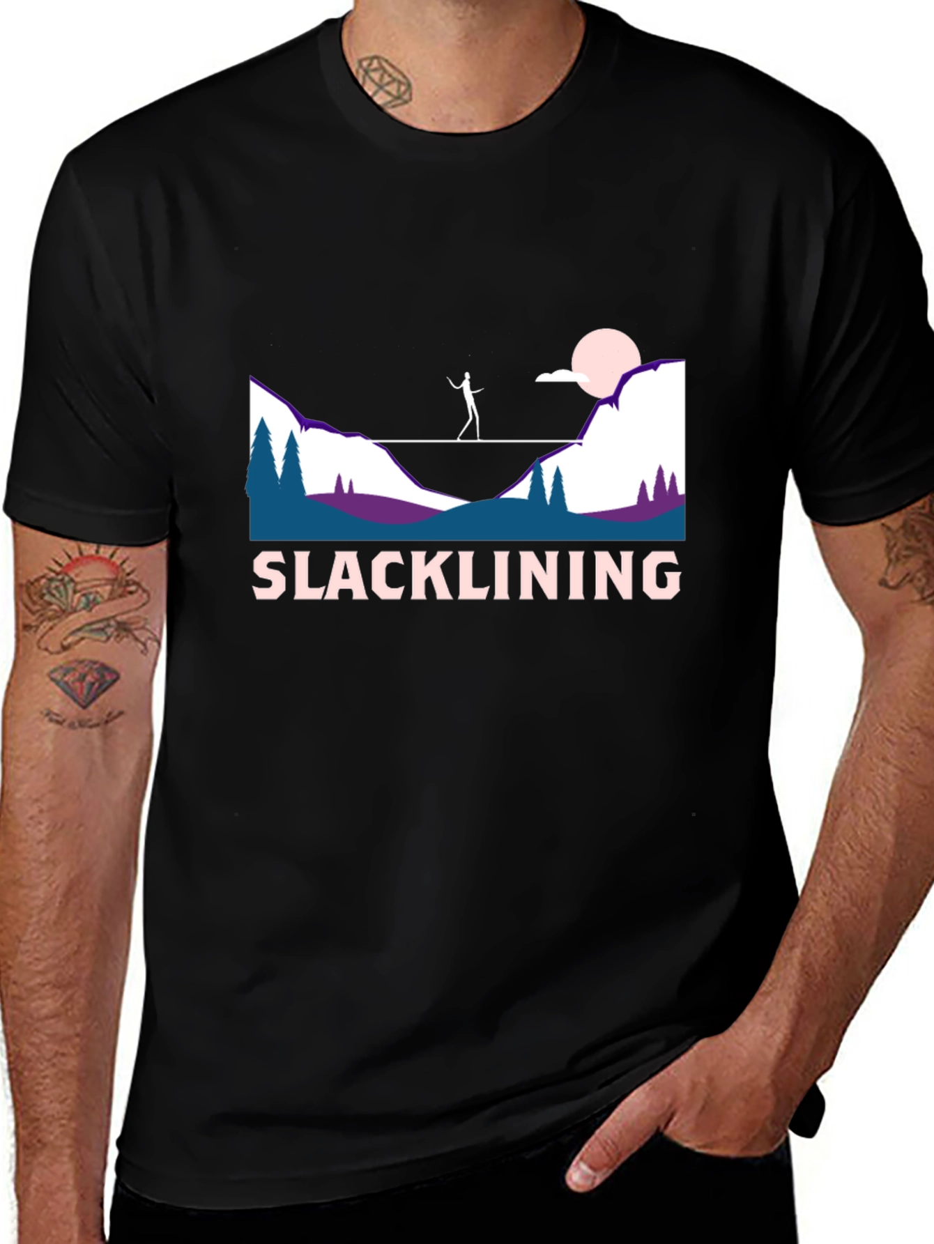 Slacklining Graphic T-Shirt
