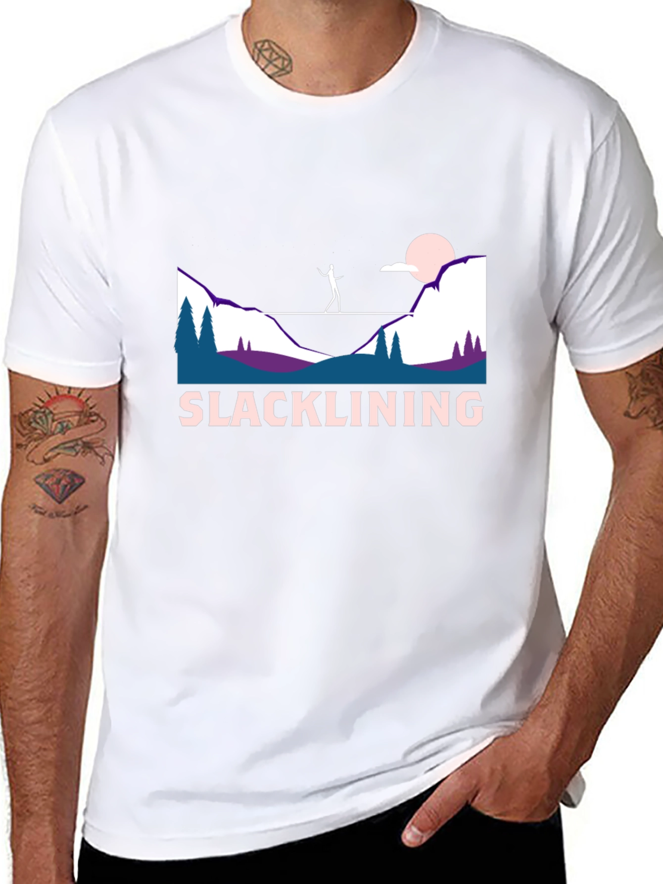 Slacklining Graphic T-Shirt