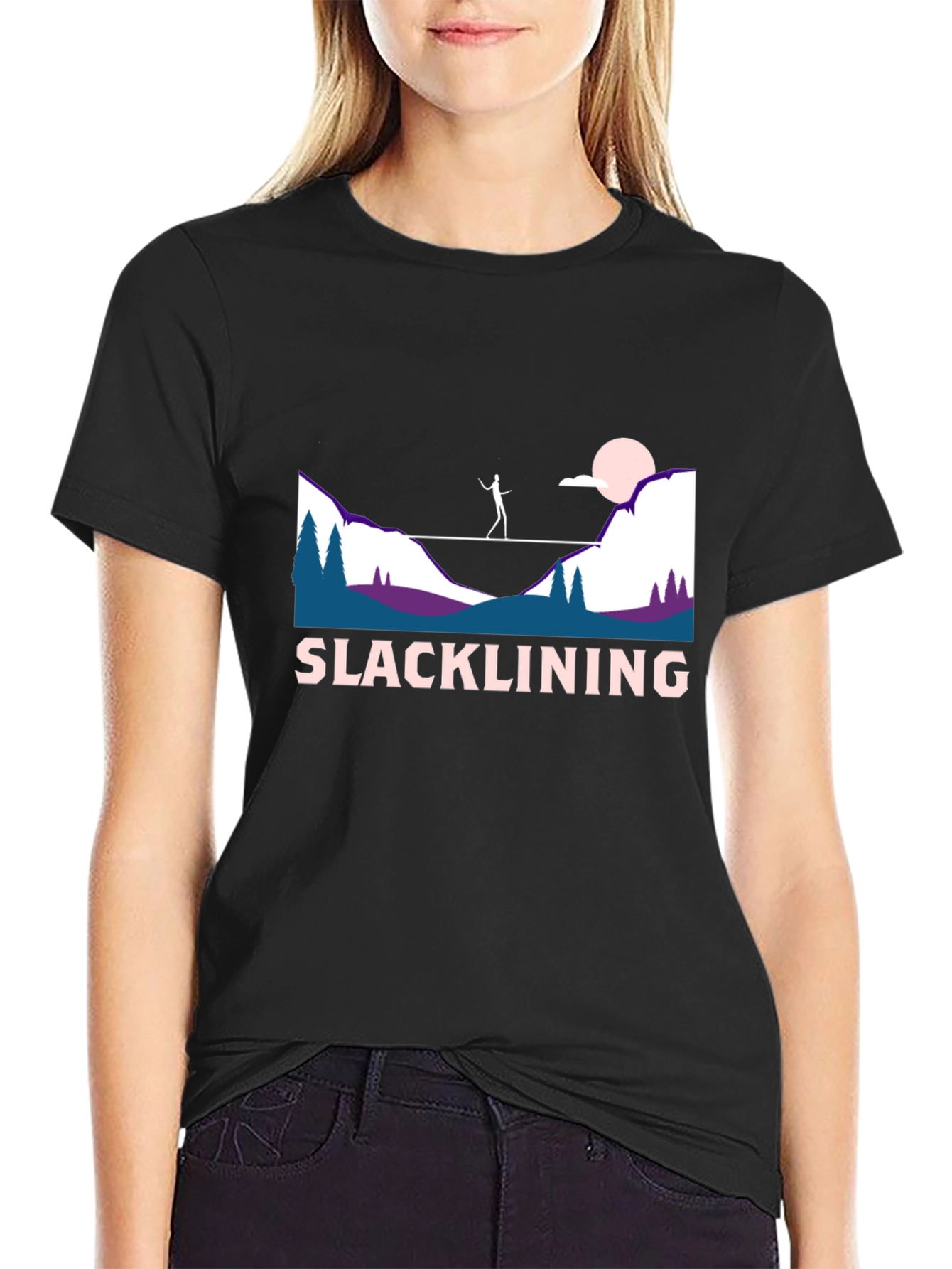Slacklining Graphic T-Shirt