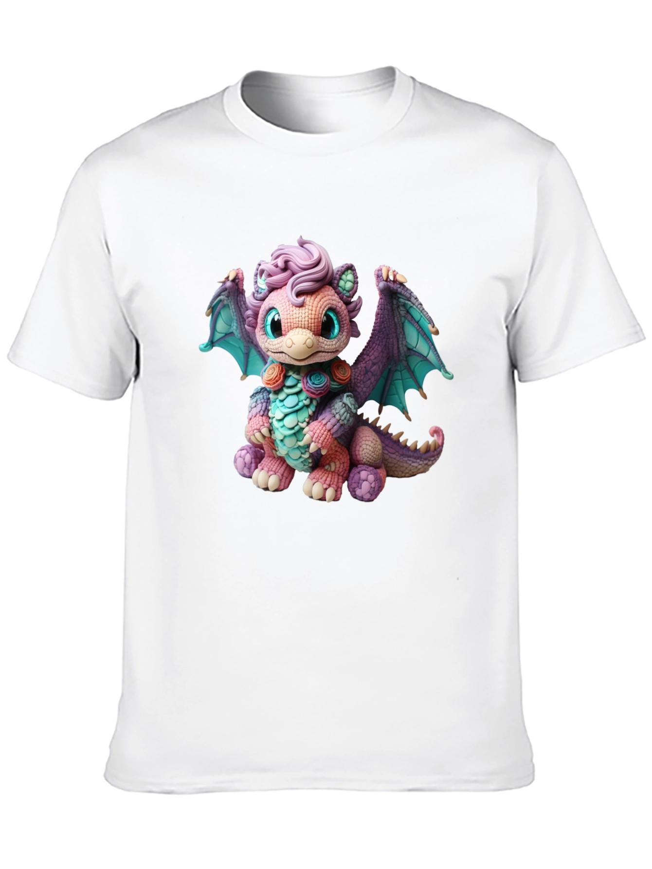 Cute Dragon Graphic Tee - Unique Design