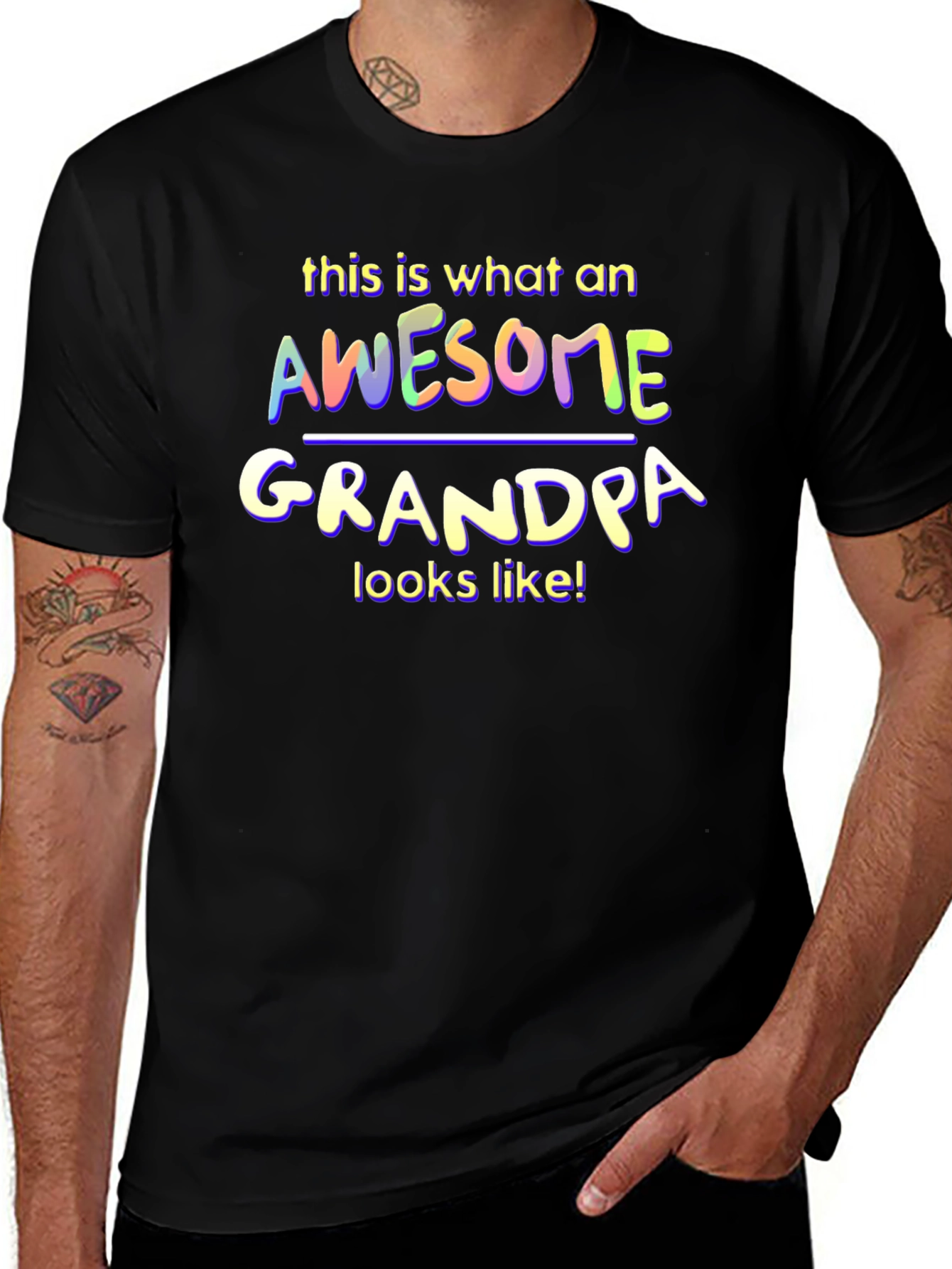 Awesome Grandpa T-Shirt - Perfect Gift!