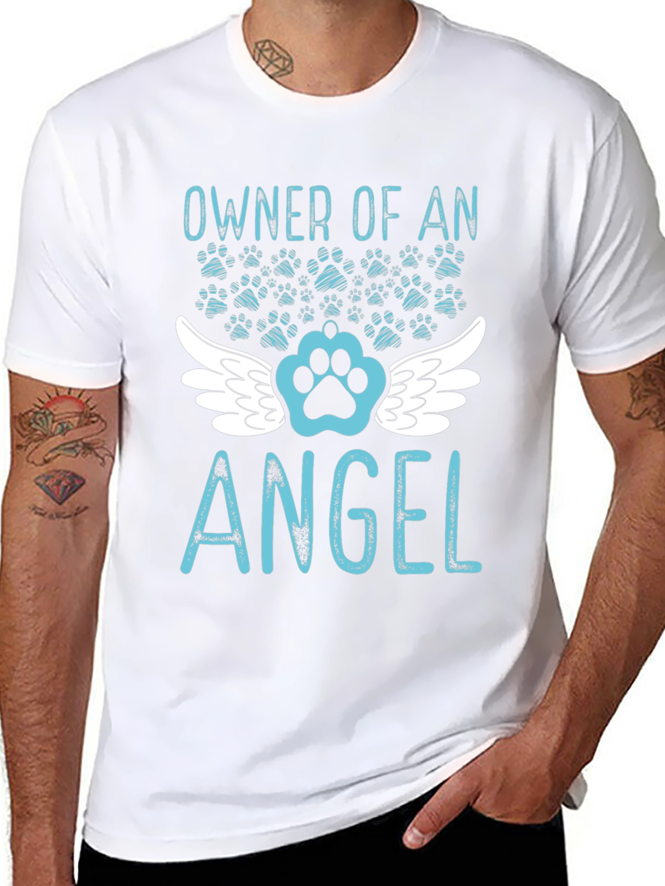 Owner of an Angel Dog Memorial T-Shirt – Pet Remembrance Tee