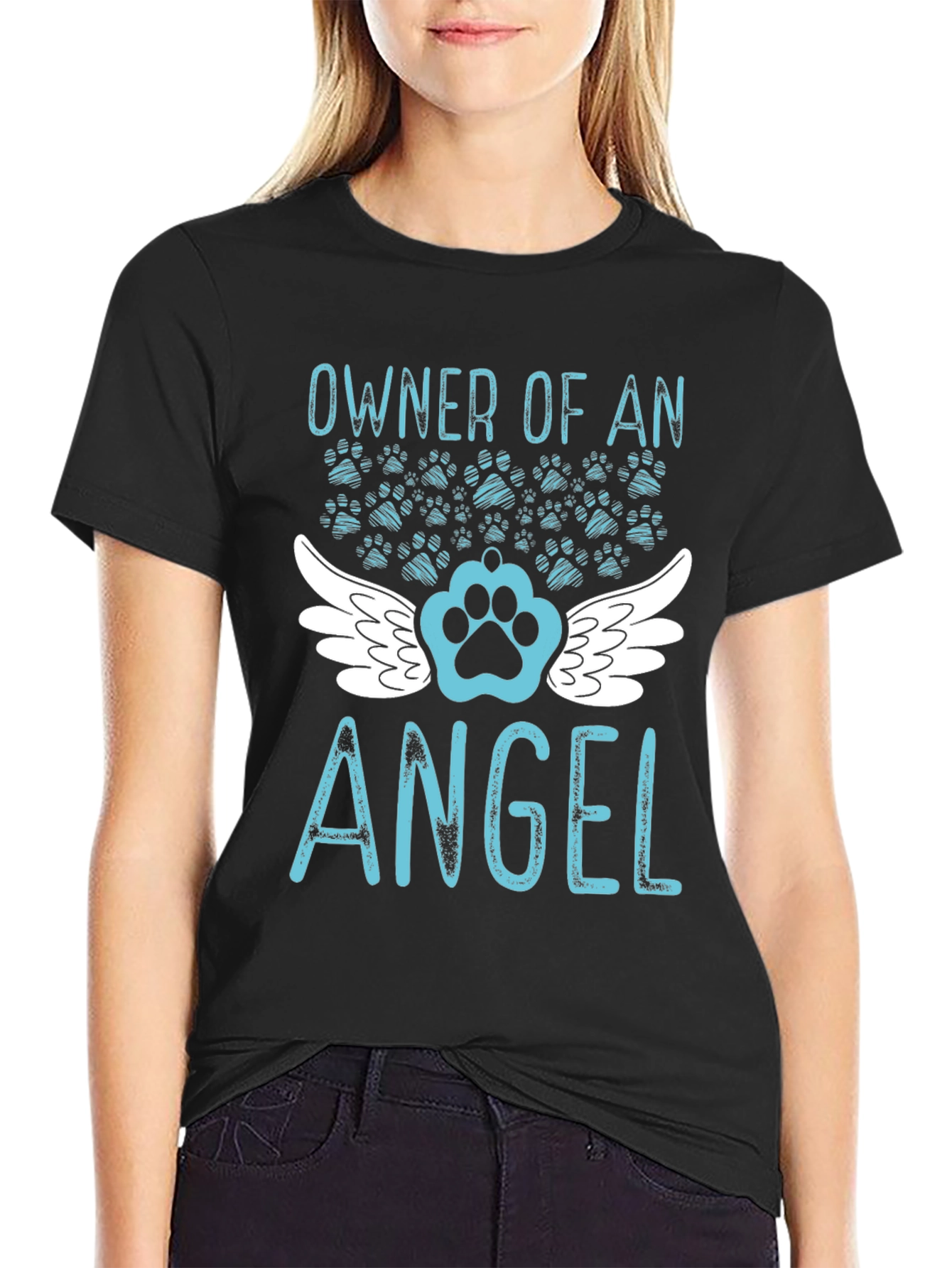 Owner of an Angel Dog Memorial T-Shirt – Pet Remembrance Tee