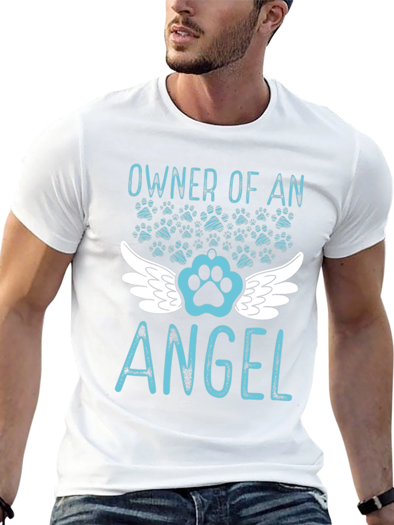 Owner of an Angel Dog Memorial T-Shirt – Pet Remembrance Tee