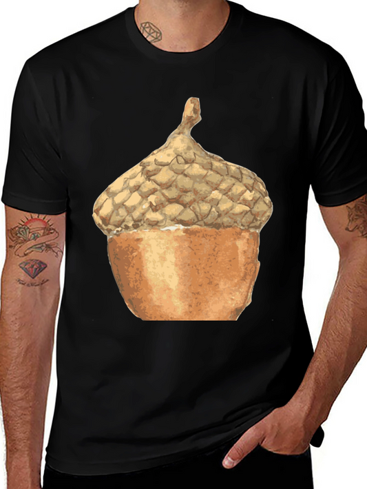 Acorn Graphic Tee - Nature Inspired Casual Wear