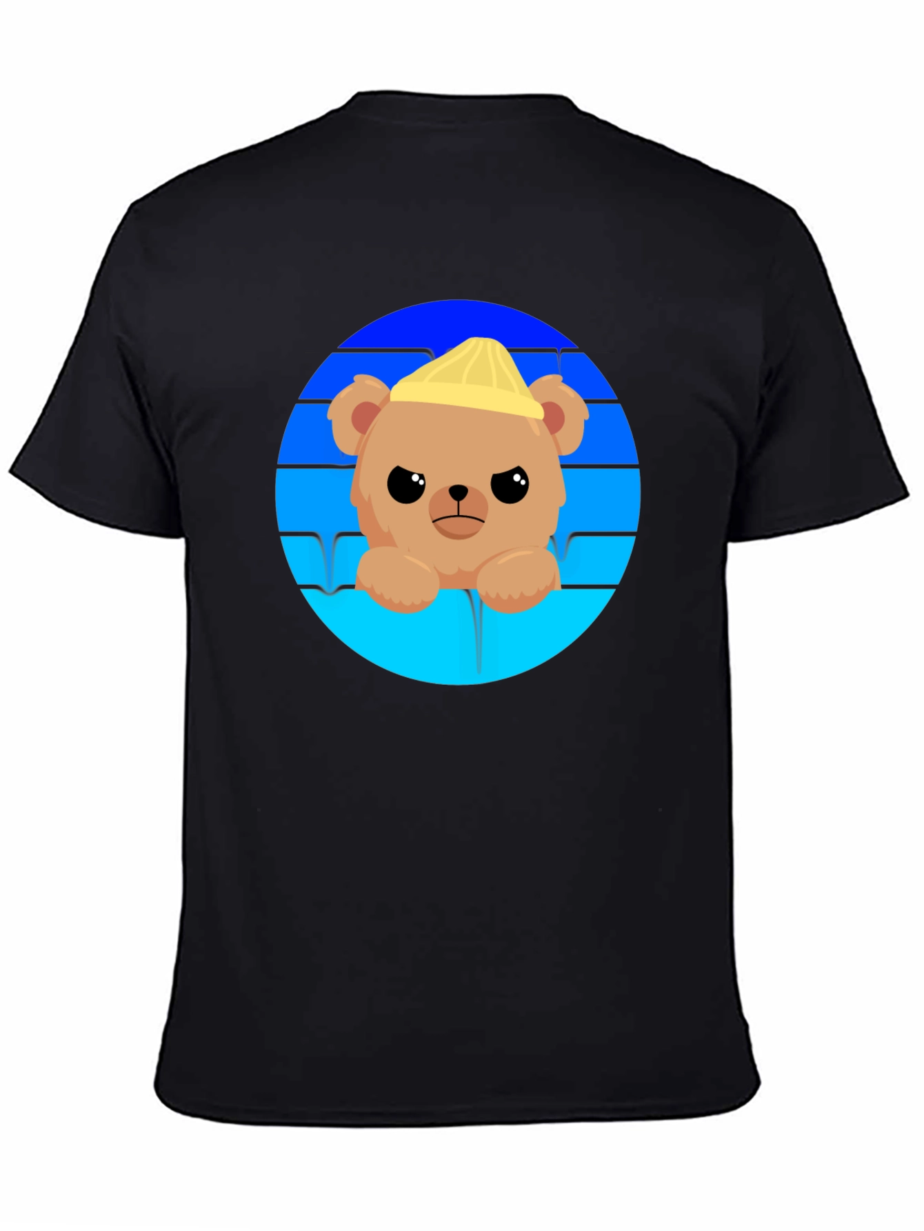 Cute Bear with Hat Graphic T-Shirt