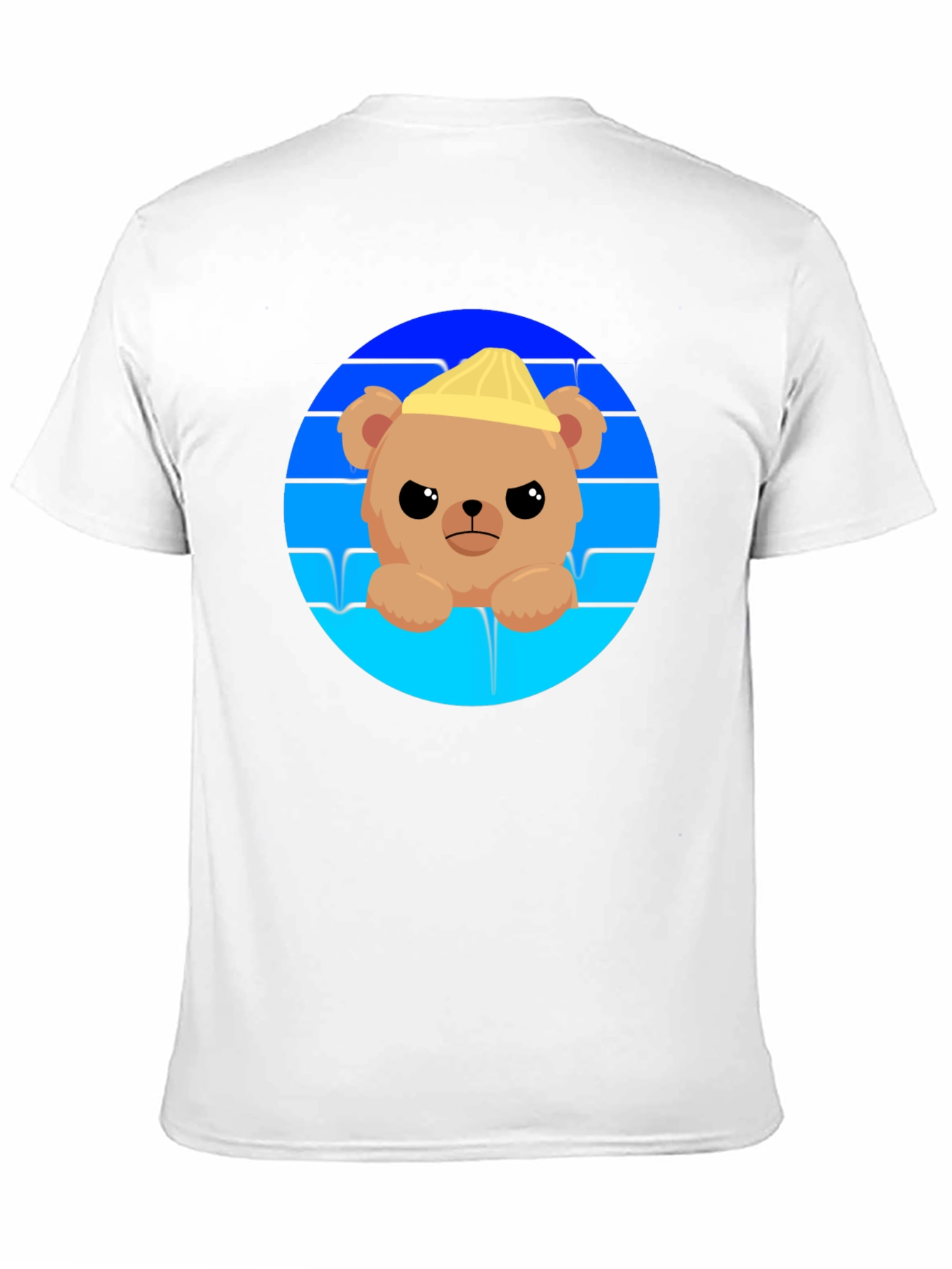 Cute Bear with Hat Graphic T-Shirt