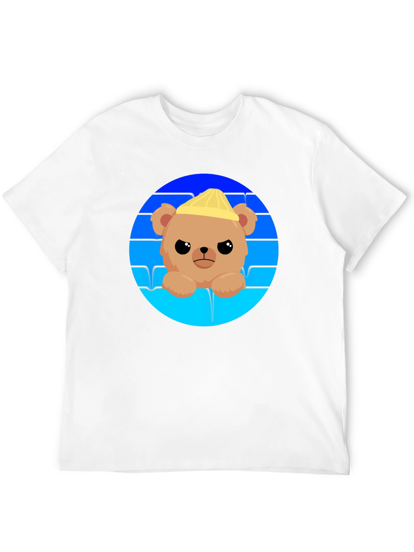 Cute Bear with Hat Graphic T-Shirt