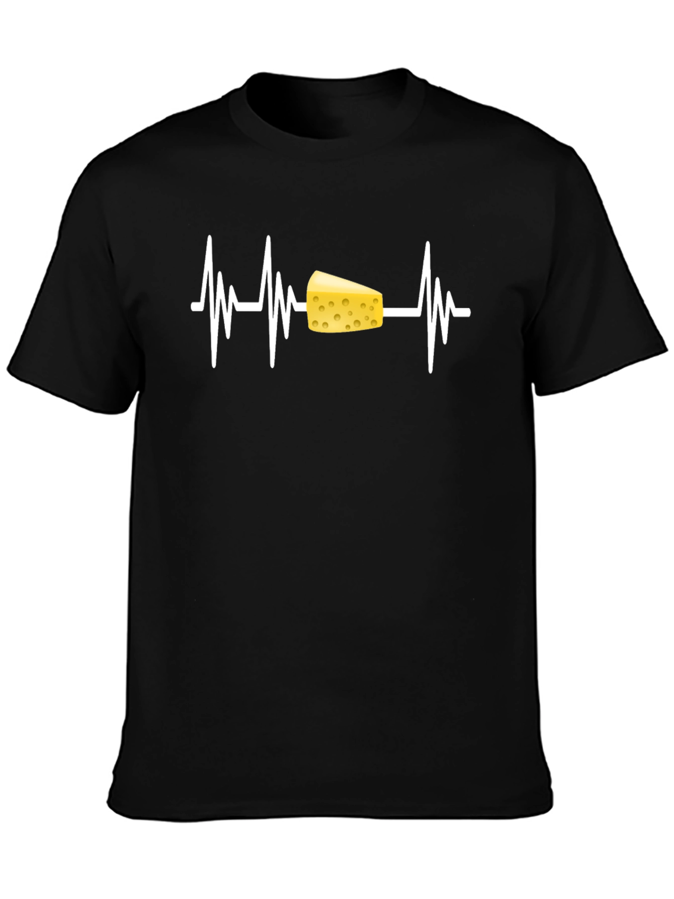 Cheese Heartbeat T-Shirt - Food Lover Tee