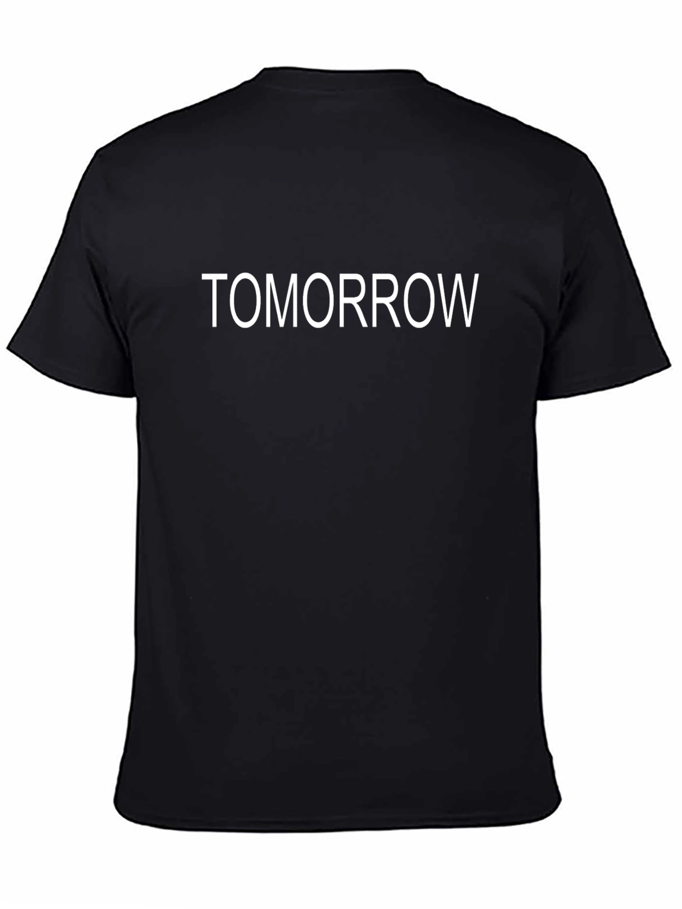 Tomorrow Graphic Tee - Modern Black T-Shirt