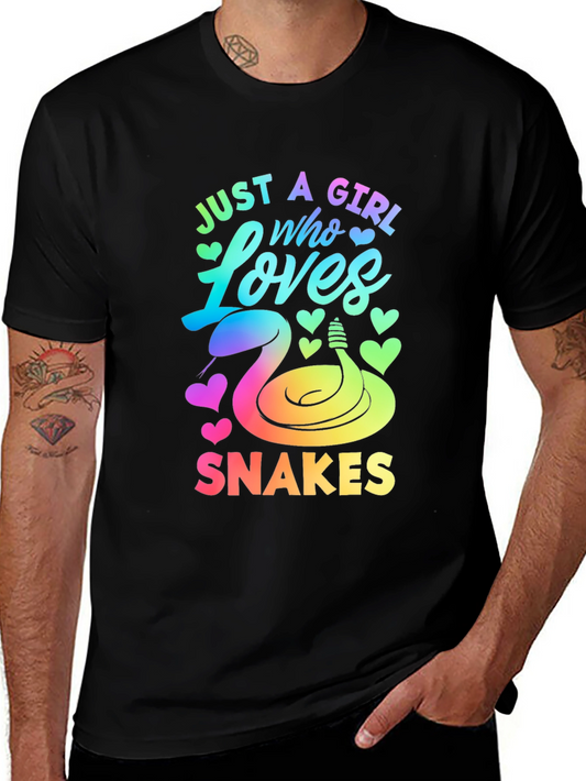Just A Girl Who Loves Snakes T-Shirt