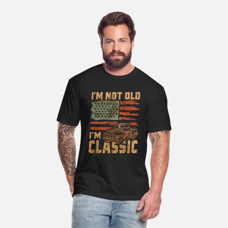 I'm Not Old I'm Classic Flag American Funny Car