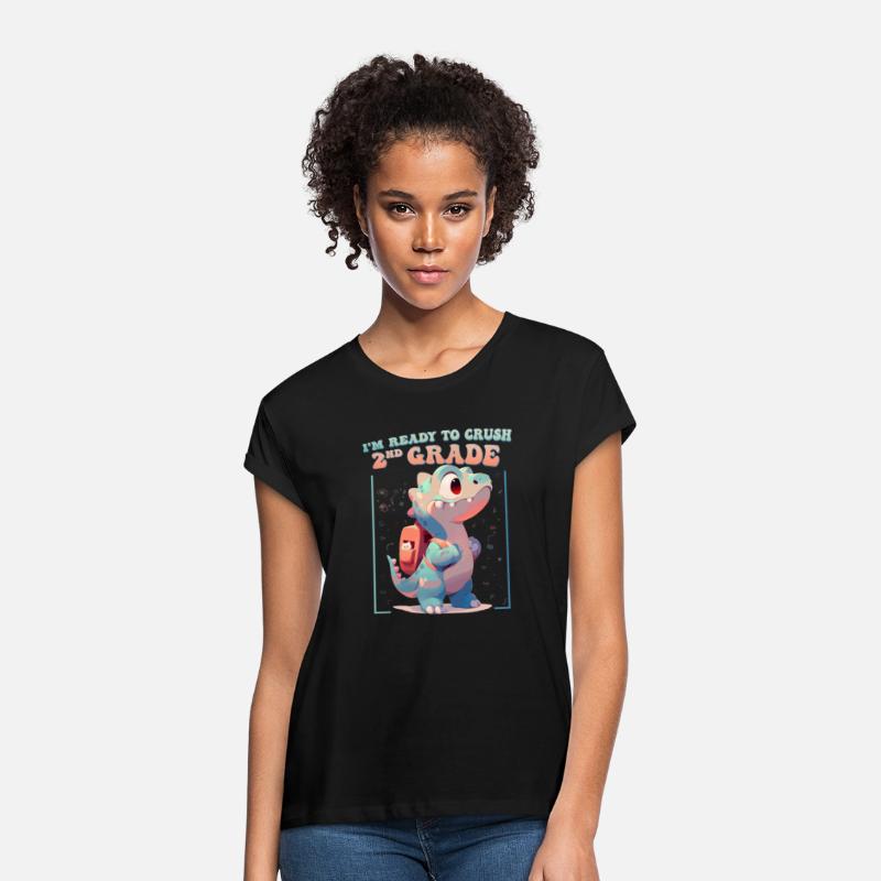 I'm Ready To Crush 2nd Grade Cute Dinosaur Kids