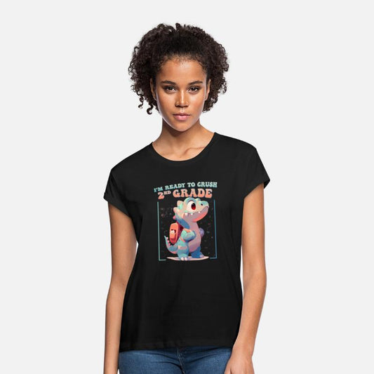 I'm Ready To Crush 2nd Grade Cute Dinosaur Kids