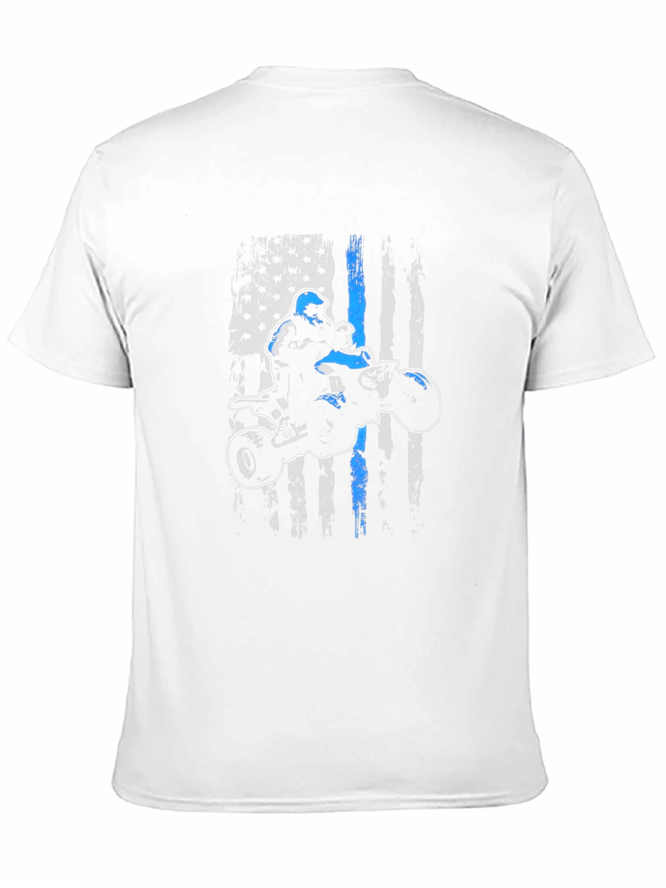 ATV Rider American Flag Graphic Tee
