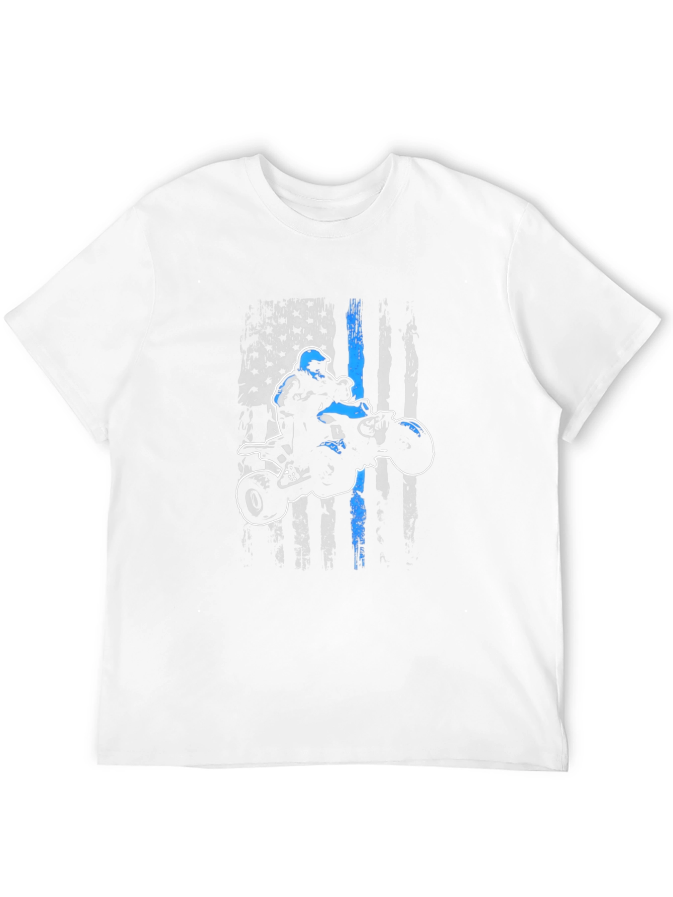 ATV Rider American Flag Graphic Tee