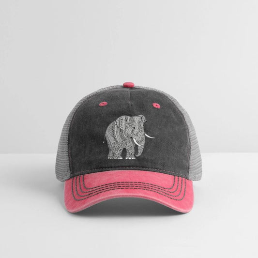 Intricate Elephant Zentangle Art