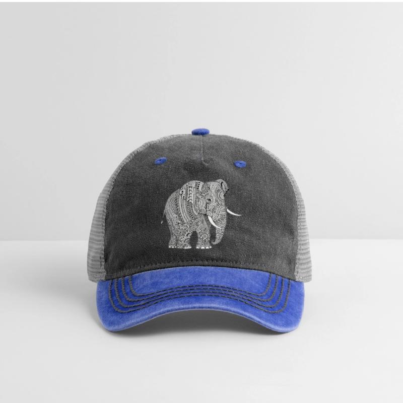 Intricate Elephant Zentangle Art