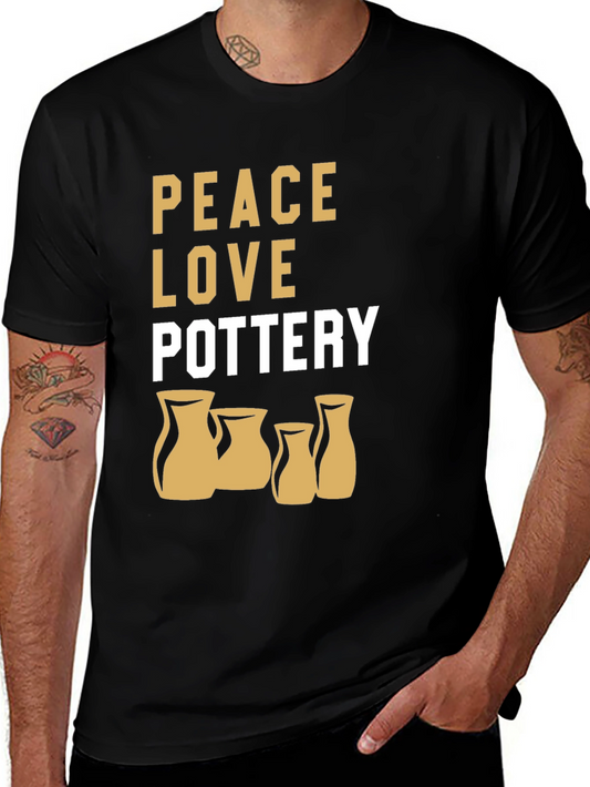 Peace Love Pottery Graphic Tee