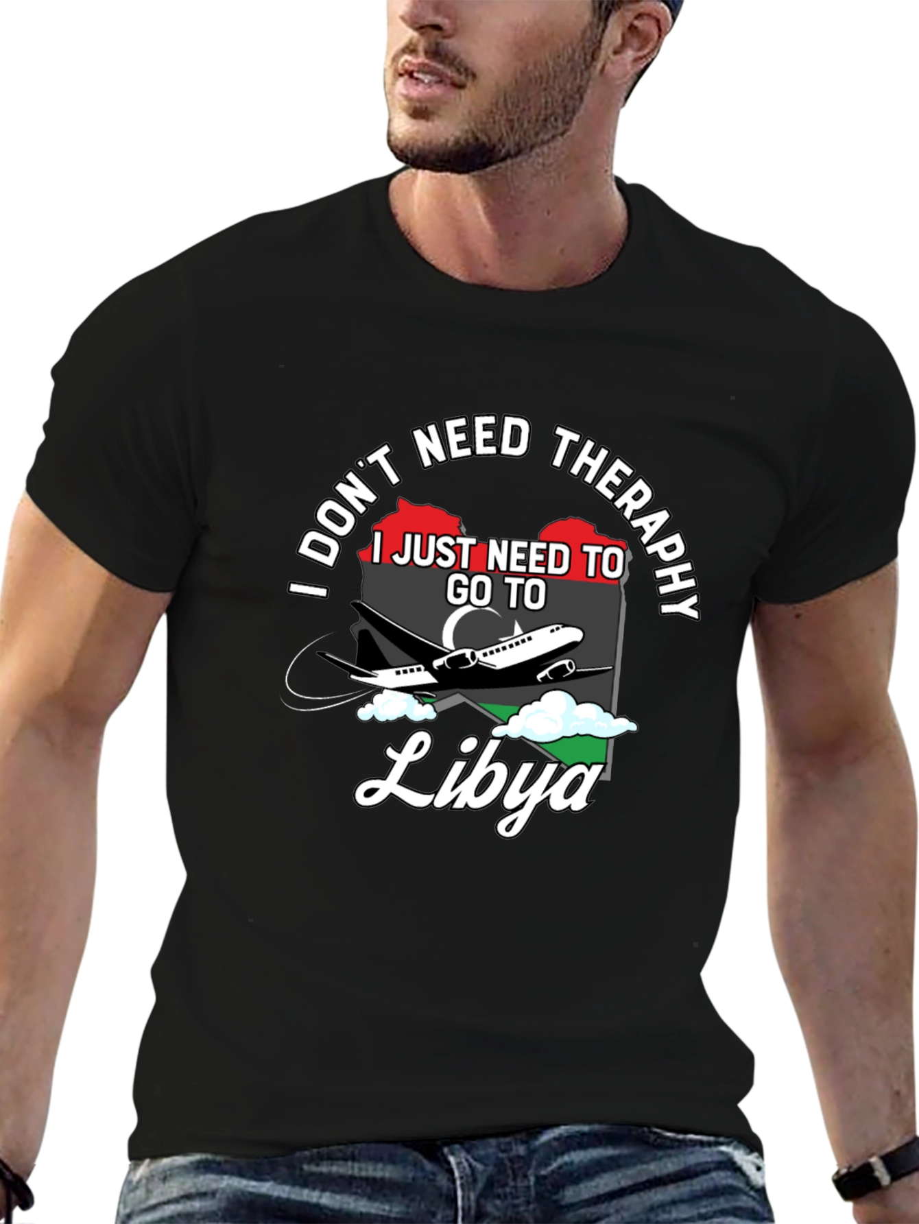 Libya Travel T-Shirt: I Dont Need Therapy