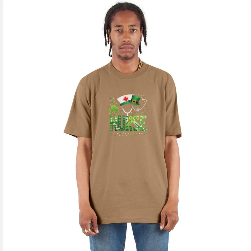 Irish Nurse Stethoscope Scrub St Patricks Day gift