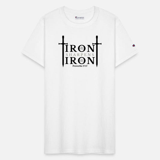 Iron Sharpens Iron - Proverbs 27:17 (Black & Grey)