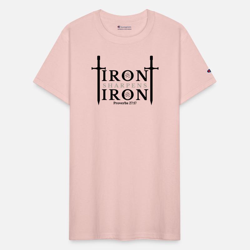 Iron Sharpens Iron - Proverbs 27:17 (Black & Grey)