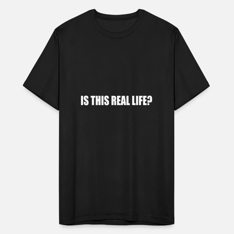 Is This Real Life Gamer Ironic Quote Design