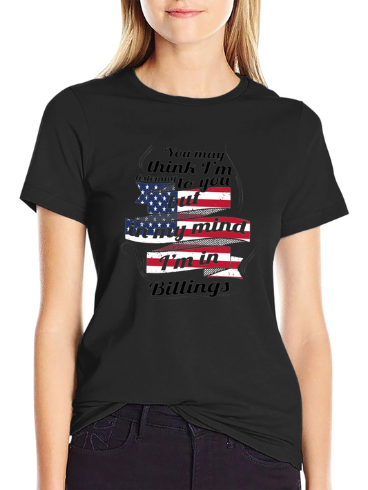 Billings Mind USA Flag Graphic Tee
