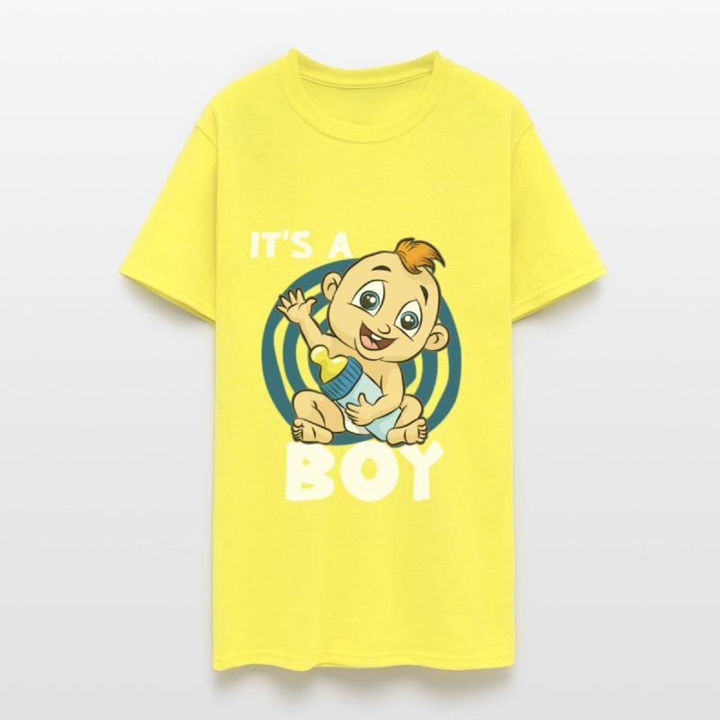 IT S A BOY Baby Birth funny cute happy gift comic