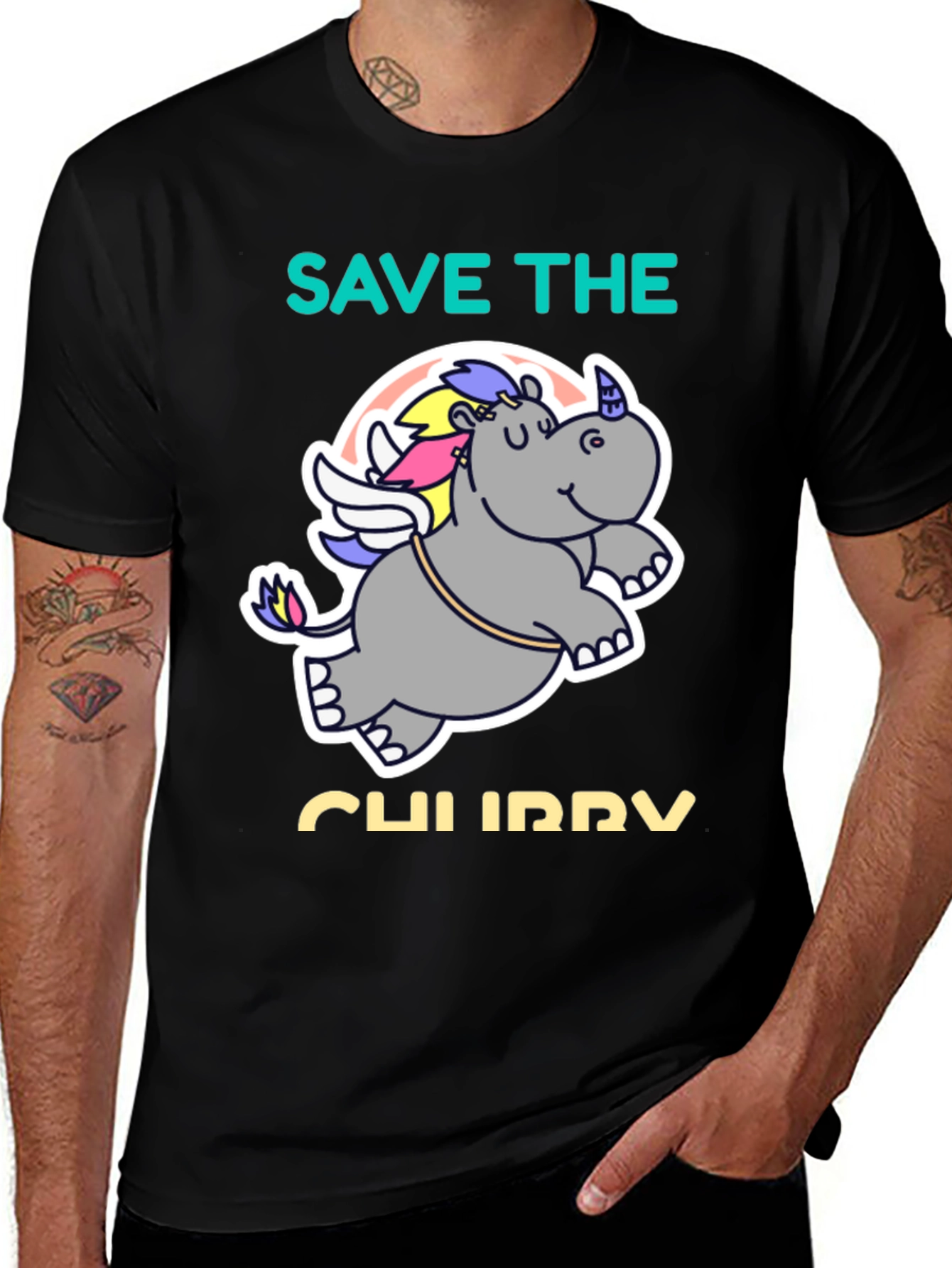 Save The Chubby Unicorn T-Shirt
