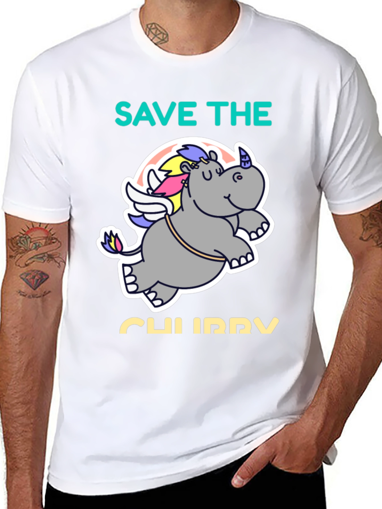 Save The Chubby Unicorn T-Shirt