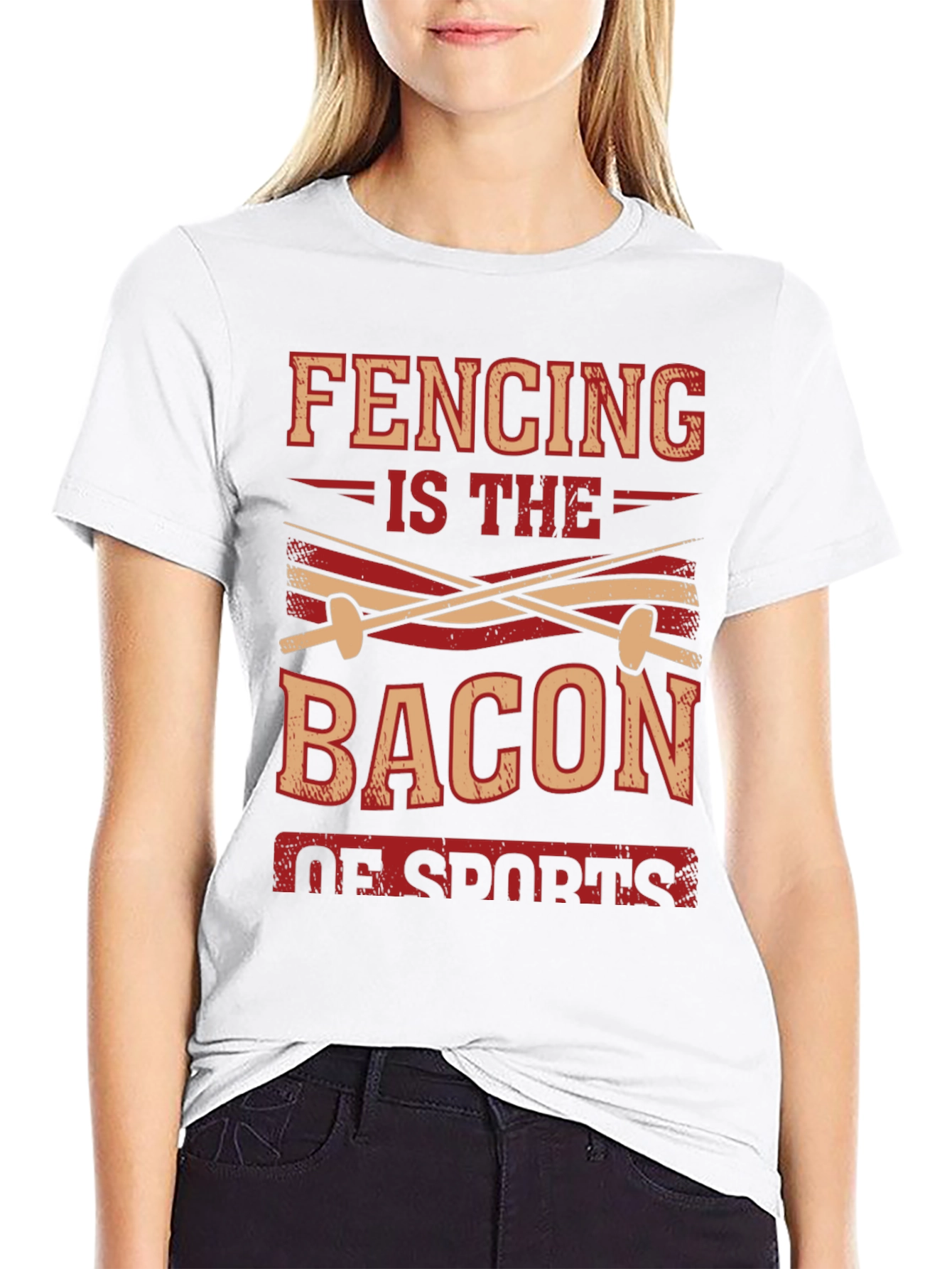 Fencing is the Bacon of Sports T-Shirt