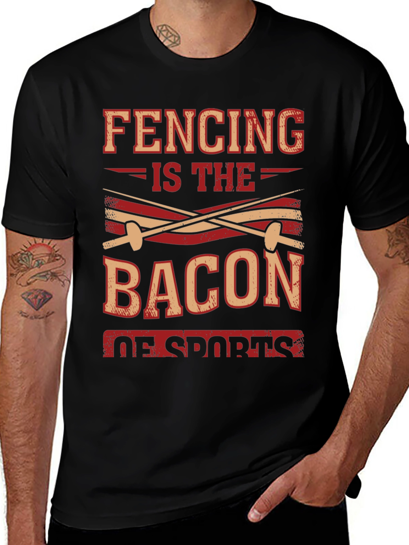 Fencing is the Bacon of Sports T-Shirt
