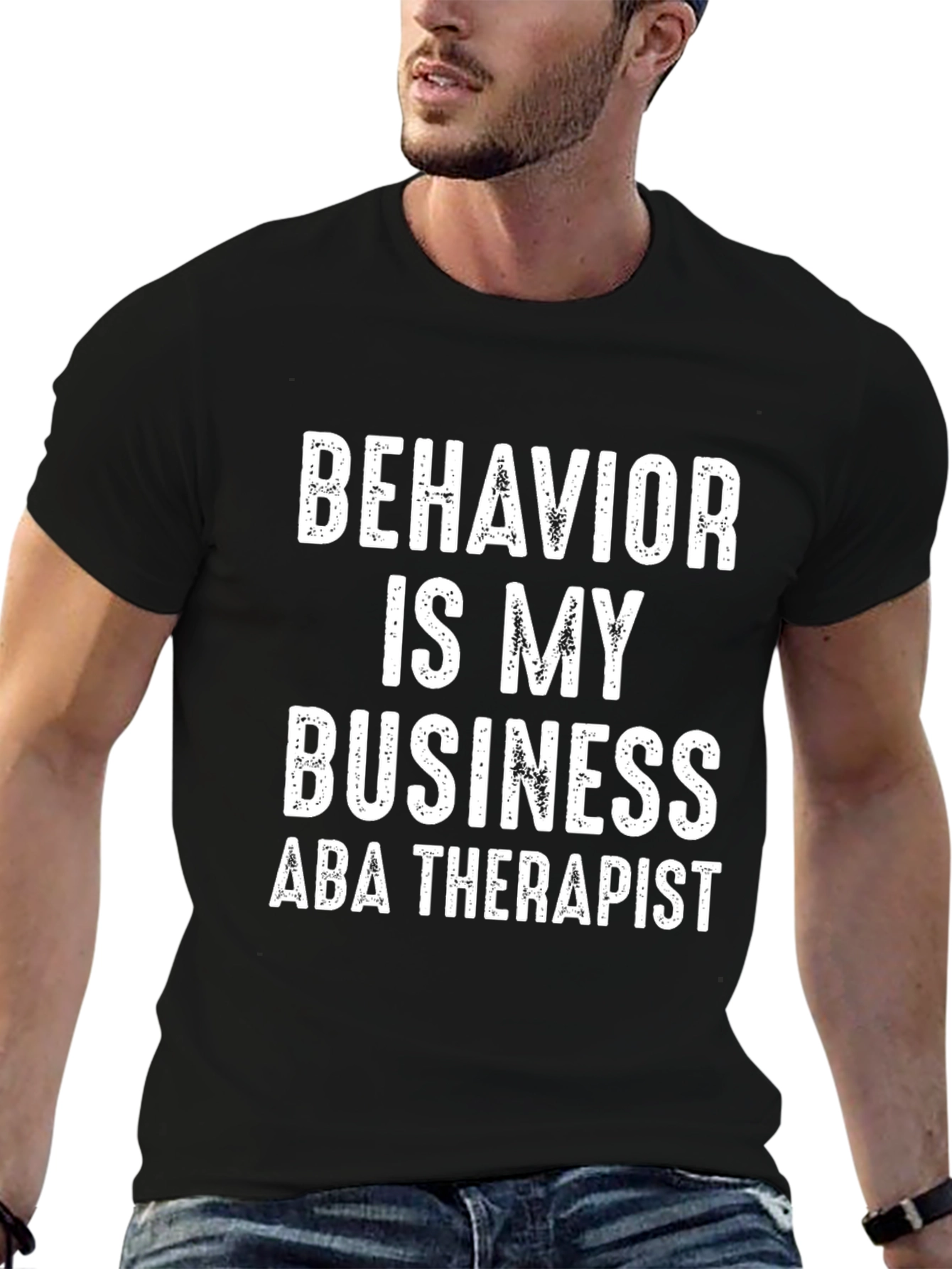 Behavior Is My Business ABA Therapist Black T-Shirt