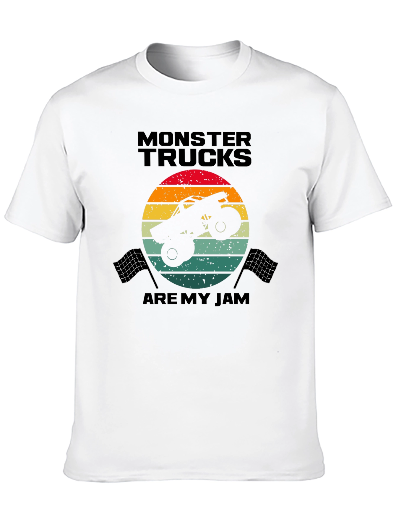Monster Truck Retro Graphic T-Shirt