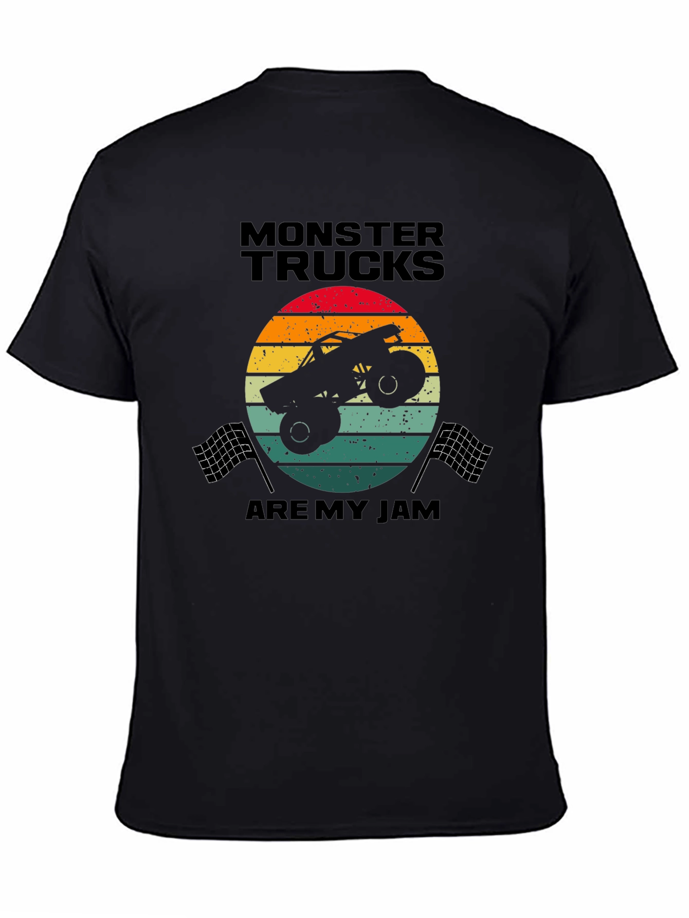 Monster Truck Retro Graphic T-Shirt