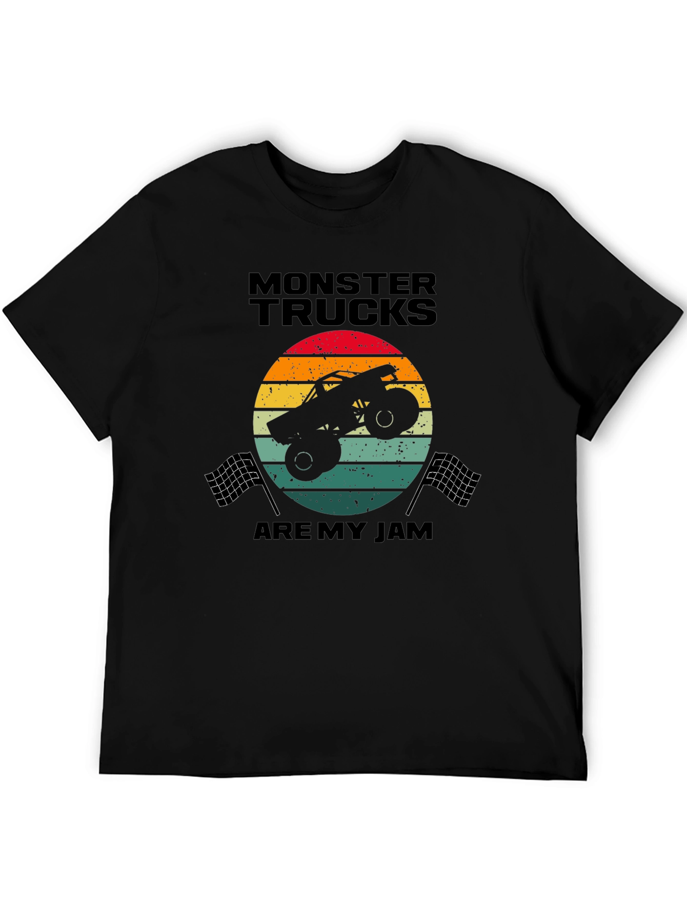 Monster Truck Retro Graphic T-Shirt