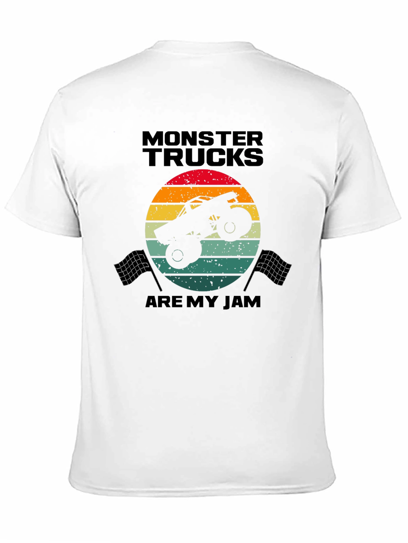 Monster Truck Retro Graphic T-Shirt