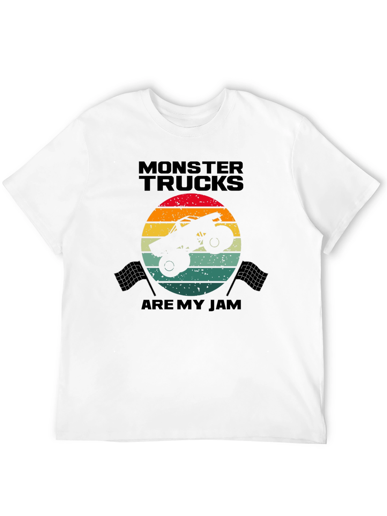 Monster Truck Retro Graphic T-Shirt