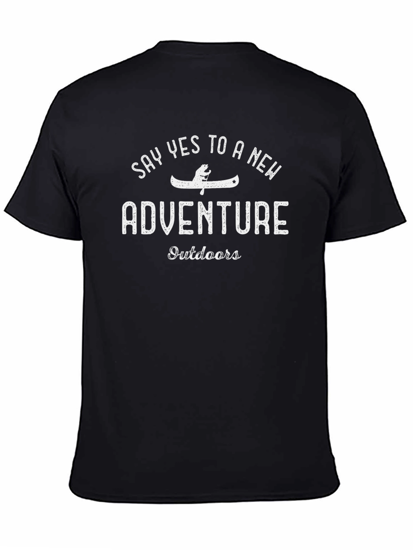Adventure Outdoors Black Graphic T-Shirt