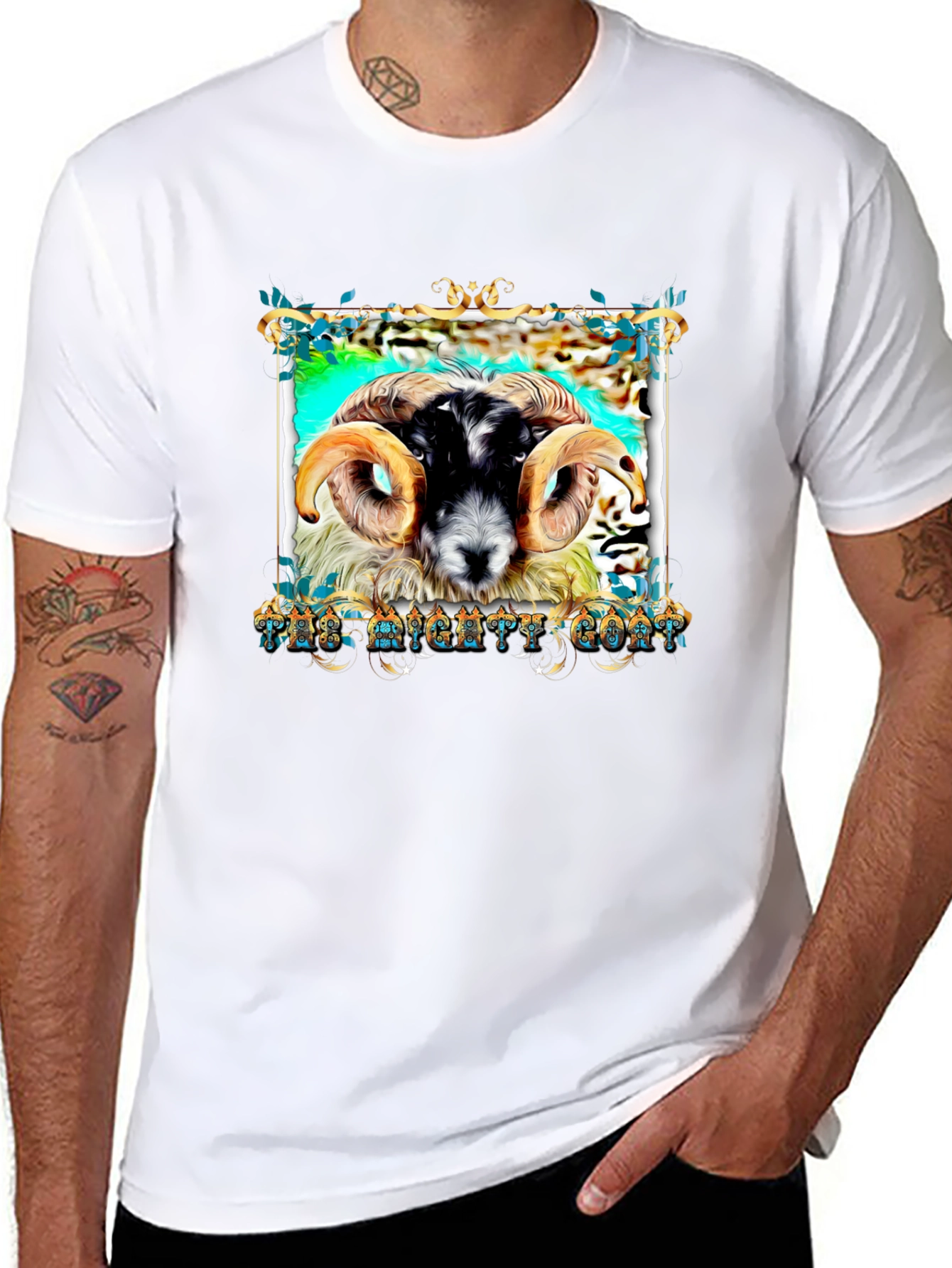 The Mighty Goat Black T-Shirt