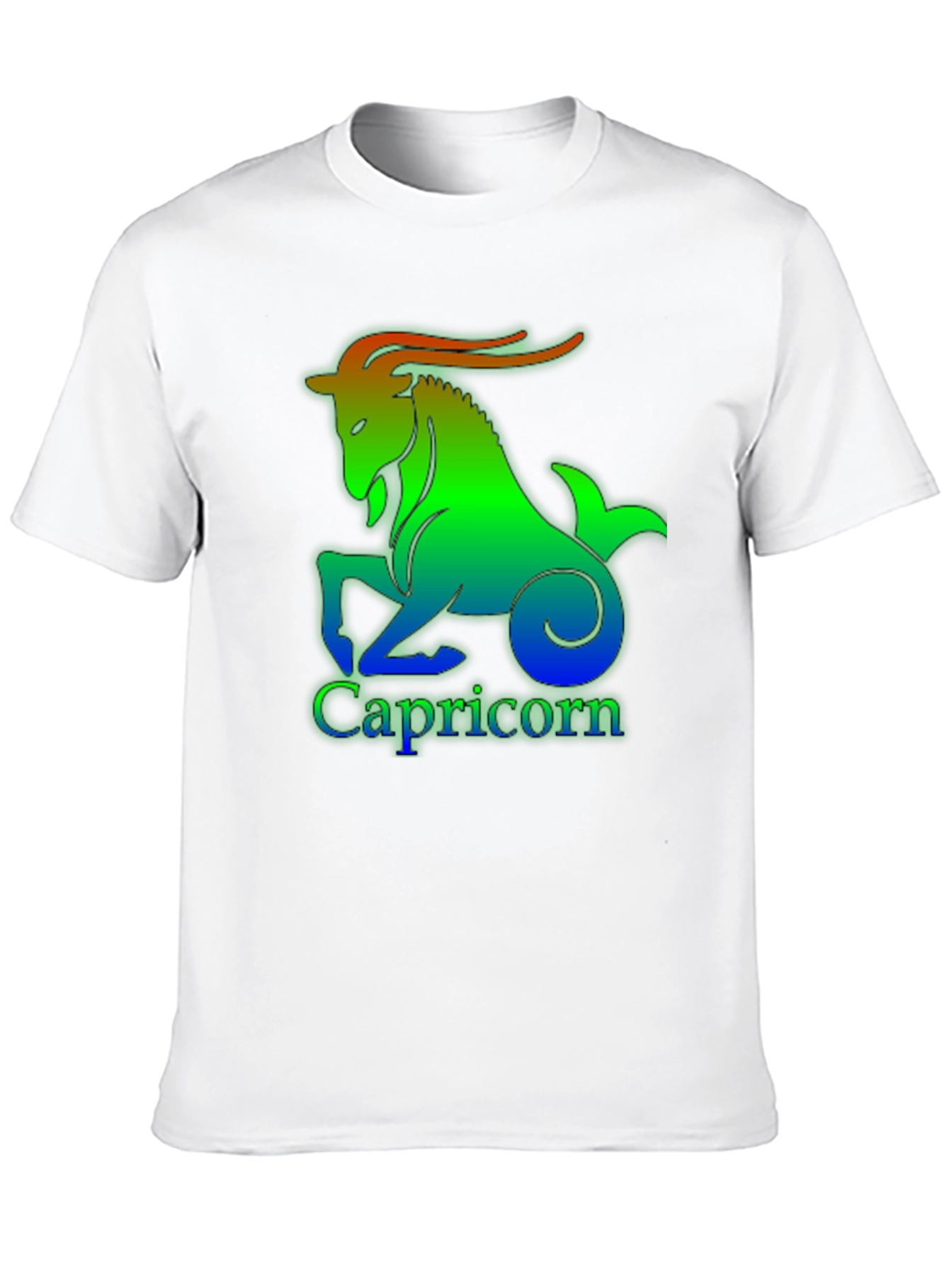 Capricorn Zodiac Sign T-Shirt - Black