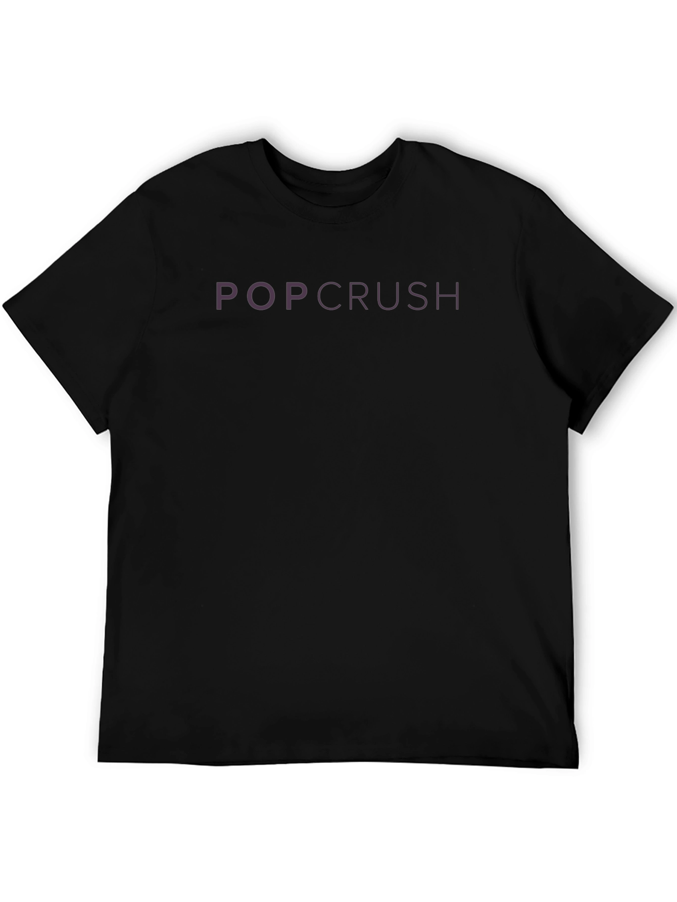 PopCrush Graphic Black Tee