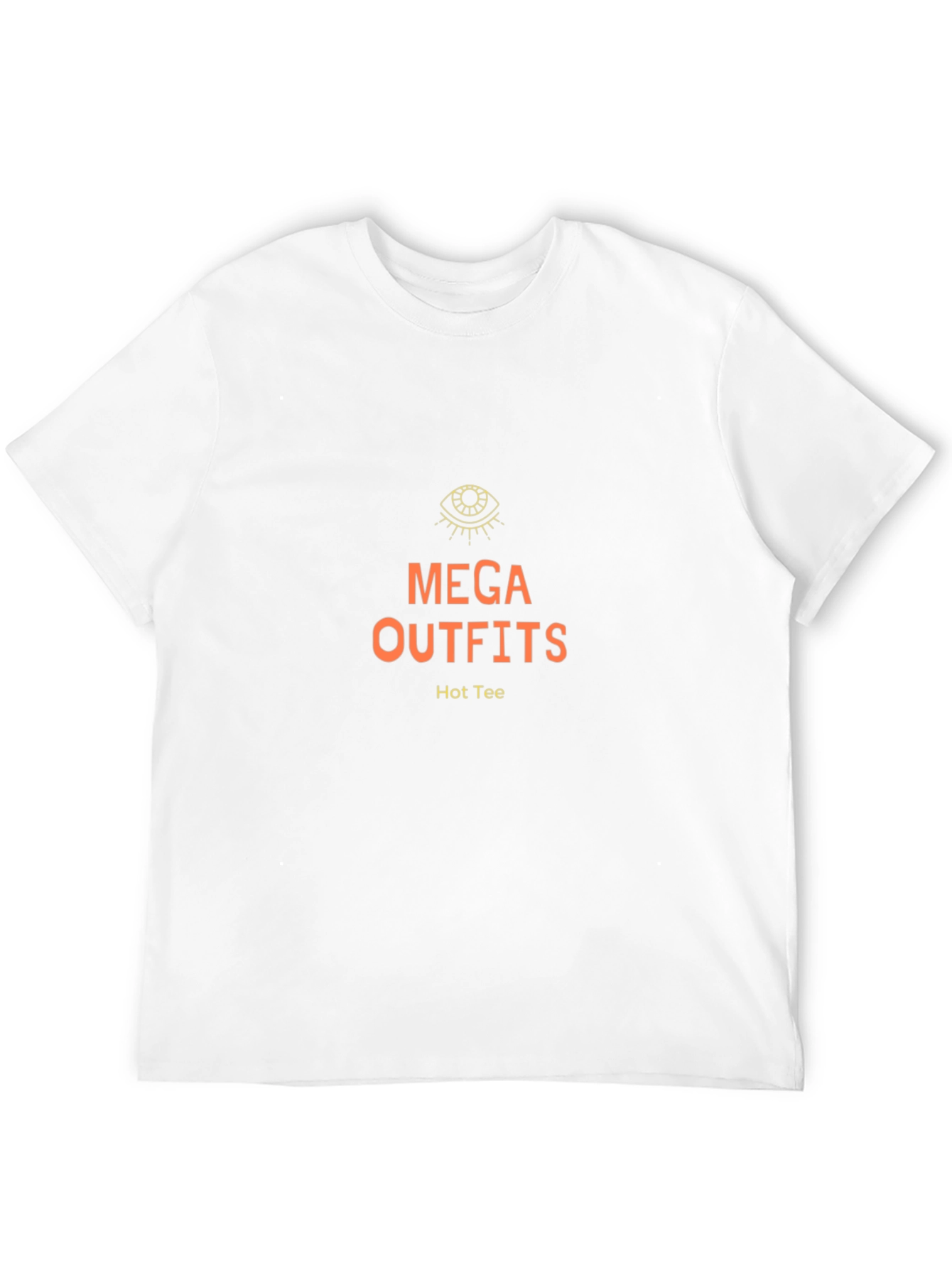 Mega Outfits Hot Tee - Black Graphic T-Shirt