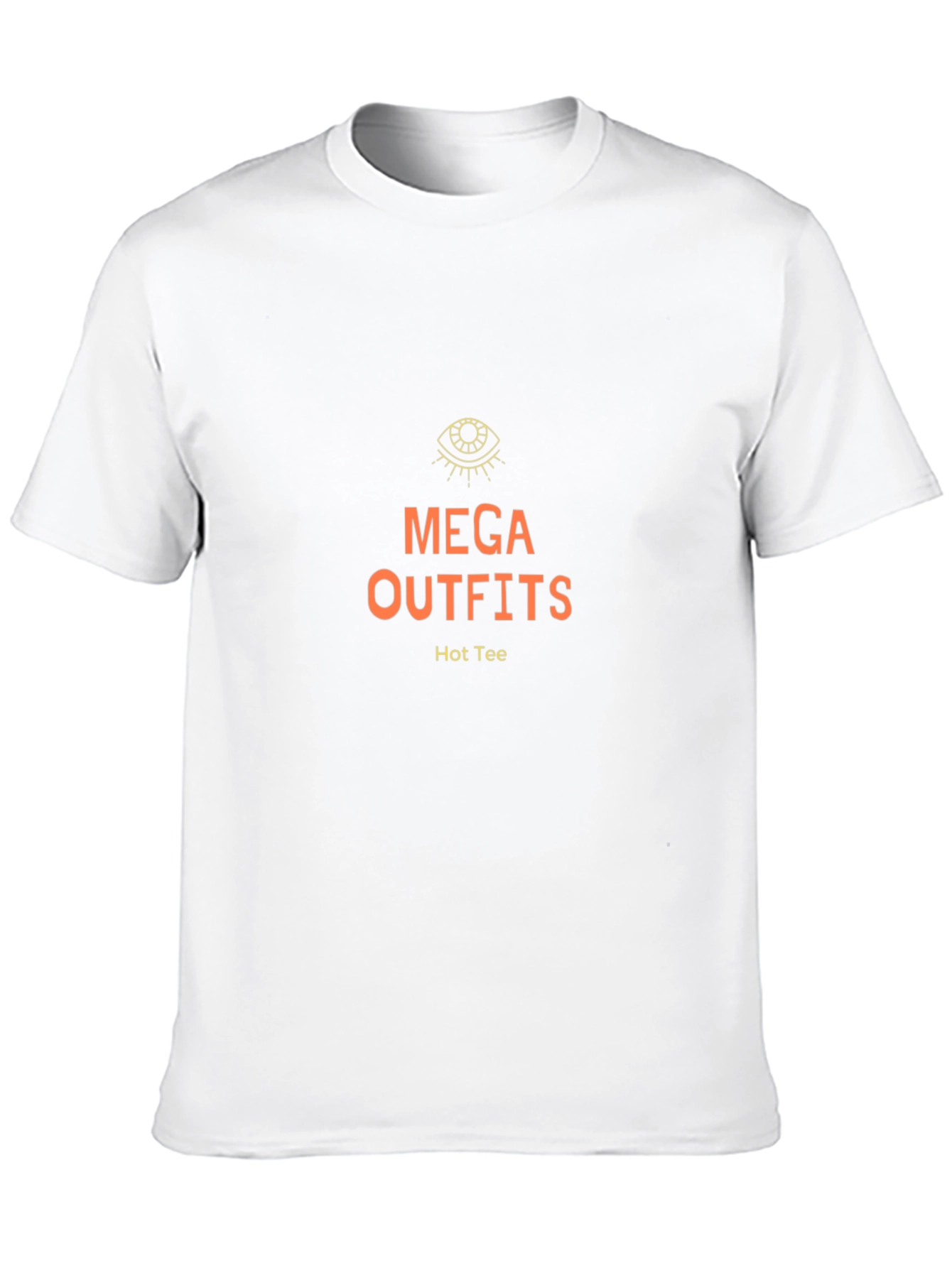 Mega Outfits Hot Tee - Black Graphic T-Shirt